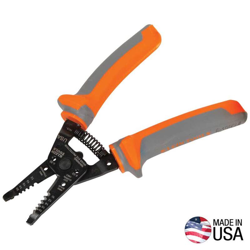 Herramienta aislada para pelar y cortar cables Klein-Kurve de Klein Tools - 11055RINSSEN