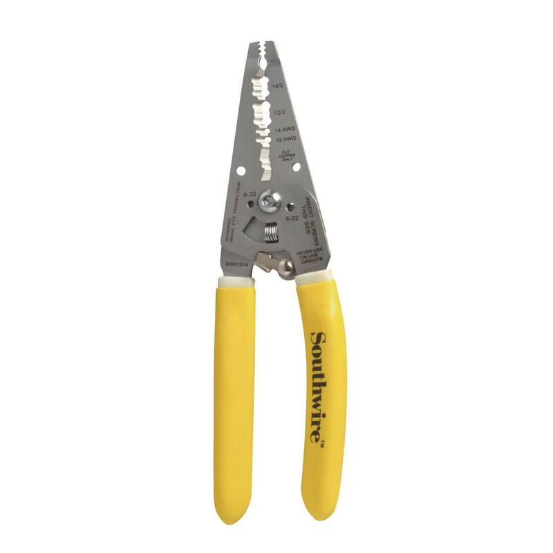 Pelacables/cortador de alambre NM Southwire con mangos ergonómicos calibre 12-14 AWG - 58278540