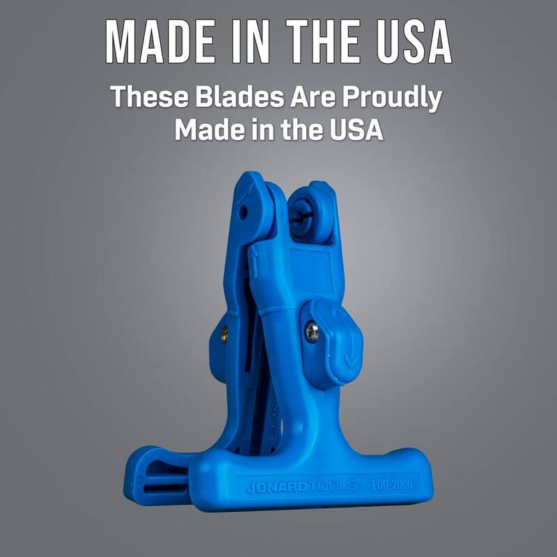 Cuchilla de repuesto para pelacables de fibra óptica JONARD TOOLS (paquete de 25) - FOD-RB25