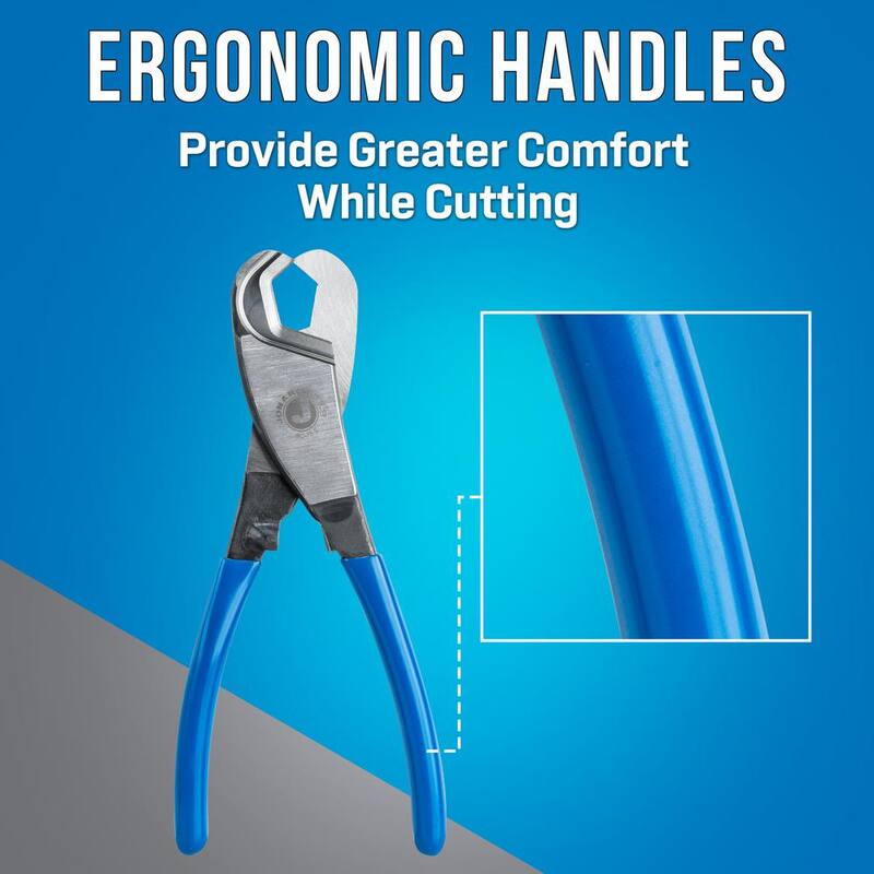 JONARD TOOLS Cortadora de cables COAX y de fibra óptica para cable duro de hasta 1 pulgada de diámetro - JIC-755