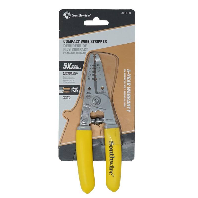 Pelacables compacto de 6 pulgadas Southwire 10 AWG - 18 AWG - 58278140