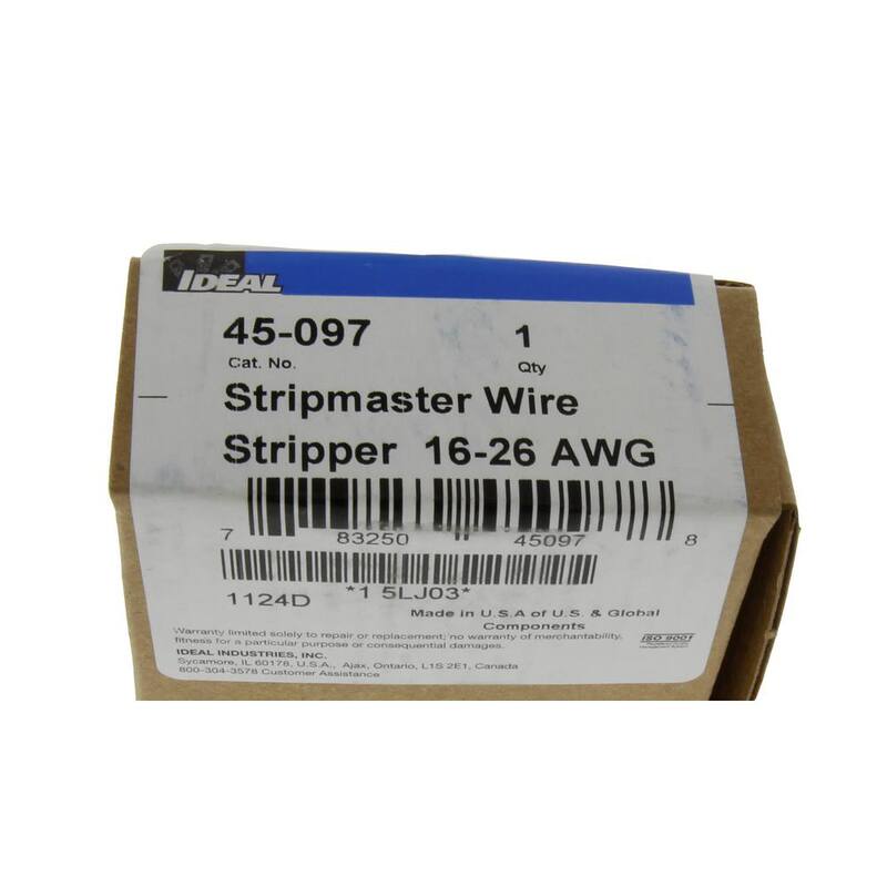 IDEAL 7 pulgadas Stripmaster pelacables 16/26 AWG - 45-097