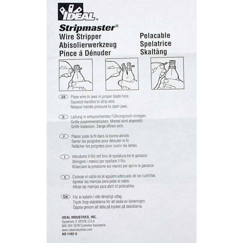 Pelacables IDEAL Stripmaster, calibre 14-22 AWG - 45-093