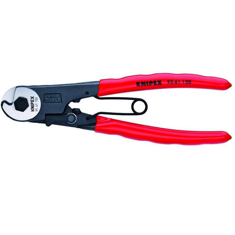 Cortadores de cables y cuerdas de alambre KNIPEX de 6 pulgadas - 95 61 150 US