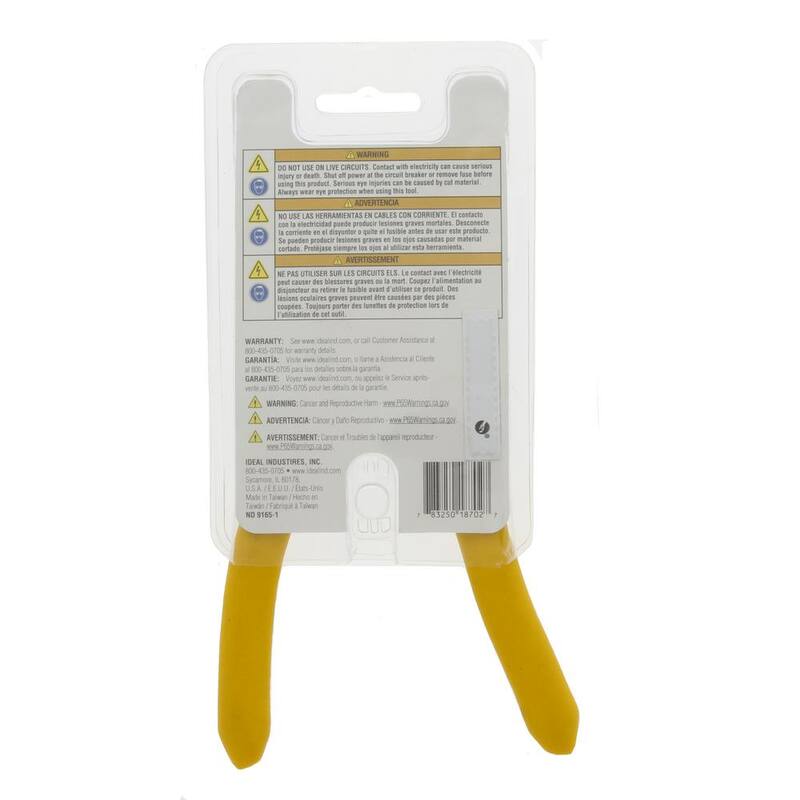 Pelacables/cortador de alambre de acero inoxidable IDEAL (Dual NM), 12/2 y 14/2 - 45-222.