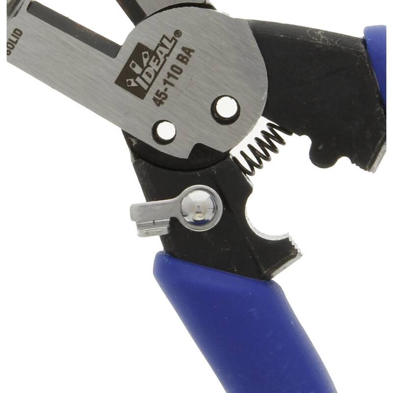 IDEAL Pelacables/Cortador Forjado Estándar, 8-16 AWG Sólido, 10-18 AWG Strand - 45-110