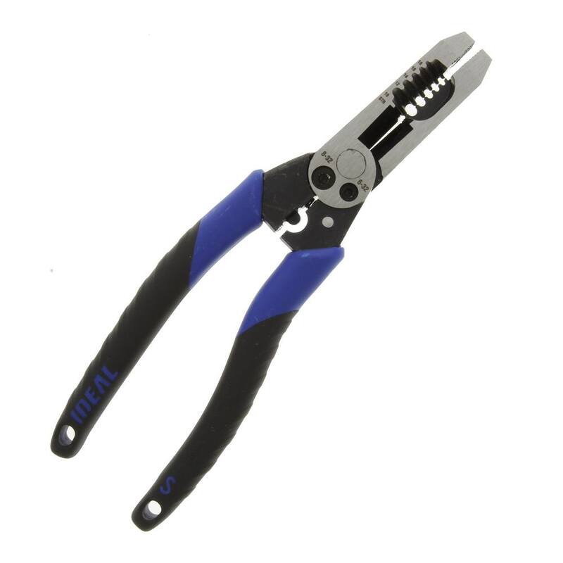 IDEAL Pelacables/Cortador Forjado Estándar, 8-16 AWG Sólido, 10-18 AWG Strand - 45-110