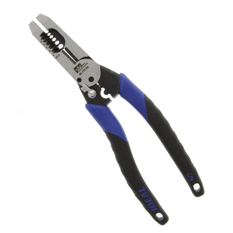 IDEAL Pelacables/Cortador Forjado Estándar, 8-16 AWG Sólido, 10-18 AWG Strand - 45-110