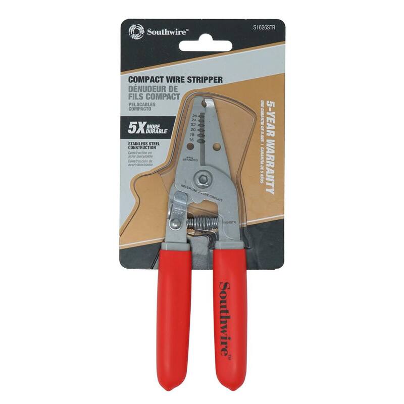 Pelacables de alambre compacto trenzado Southwire de 16 AWG - 26 AWG - 58278240