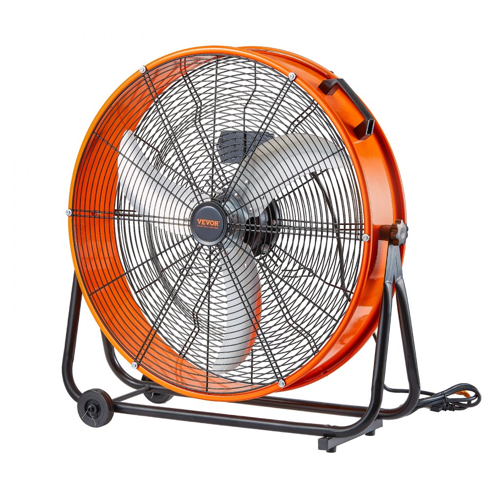 Drum Fan 24 Inch High Velocity Industrial Use 3-Speed 8600CFM for Warehouse - GYLSFS24YCACTZXEZV1