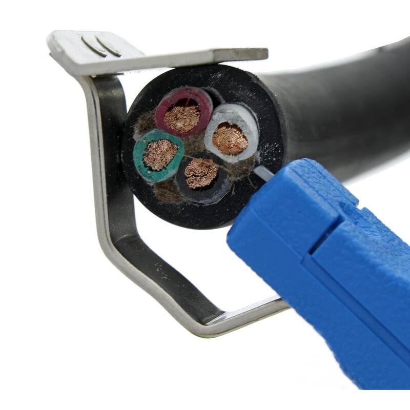 Herramienta para cortar y anillar cable con cuchilla giratoria IDEAL de 3/4 in. x 1-1/2 in. OD - 45-129