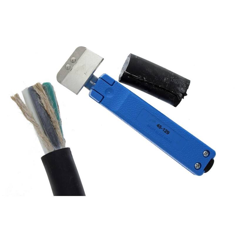 Herramienta para cortar y anillar cable con cuchilla giratoria IDEAL de 3/4 in. x 1-1/2 in. OD - 45-129