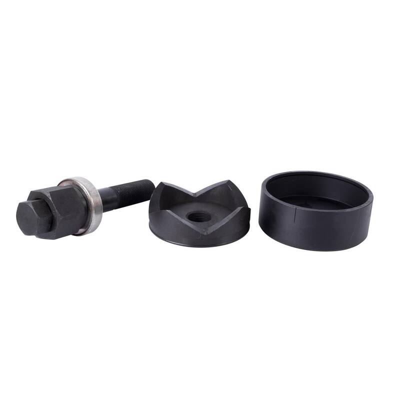 Juego de sacabocados mecánico Slug-Out de Gardner Bender para tubería de 4 pulgadas, incluye punzón, matriz, tornillo de accionamiento y tuerca de accionamiento - KOM400