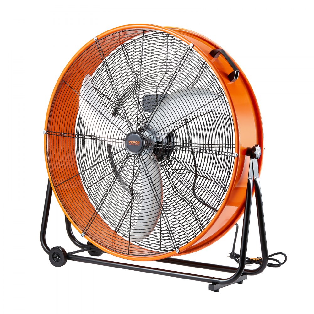 Drum Fan 30 Inch High Velocity Industrial Use 3-Speed 13000CFM for Warehouse - GYLSFS30YCACB1SPBV1