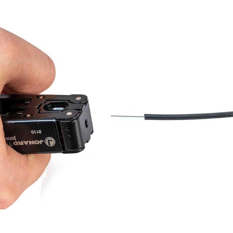 Pelacables de cable de bajada de fibra de 3.1 mm x 2.0 mm Jonard para cables de bajada de FTTH - FDS-312