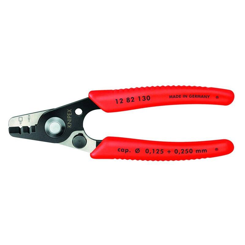 Pelacables KNIPEX de 5-1/4 pulgadas para fibra óptica - 12 82 130 SB