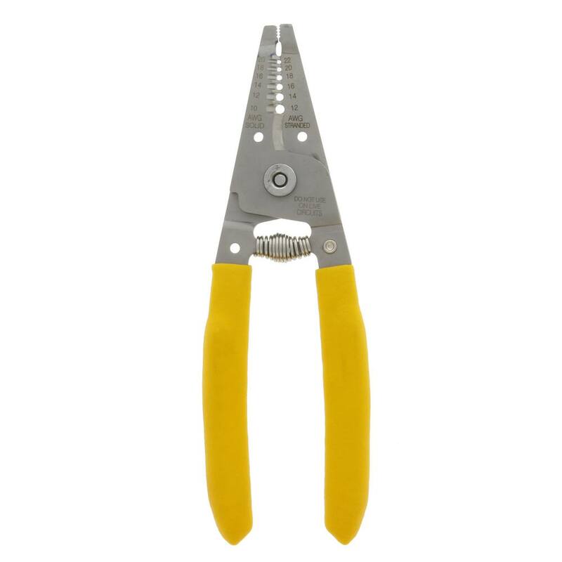 Pelacables/Cortador de alambre de acero inoxidable IDEAL Recto, 10-20 AWG Sólido, 12-22 AWG Trenzado - 45-220