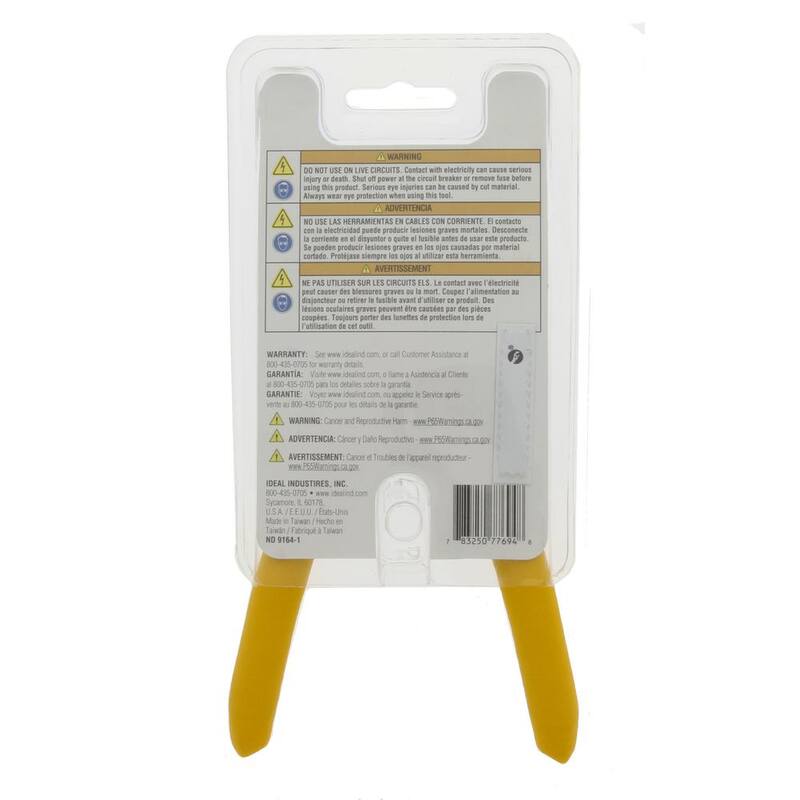 Pelacables/Cortador de alambre de acero inoxidable IDEAL Recto, 10-20 AWG Sólido, 12-22 AWG Trenzado - 45-220