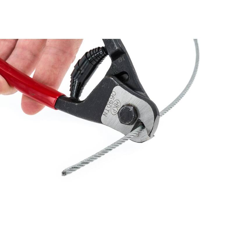 Cortadores de cables y cuerdas de bolsillo Crescent H.K. Porter de 7-1/2 pulgadas - 0690TN