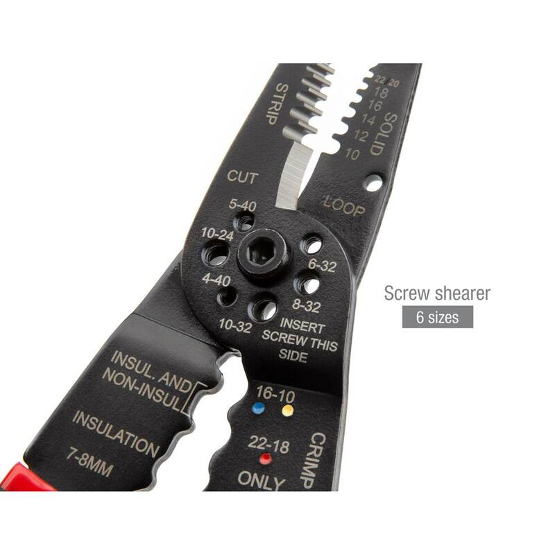Pelacables/Cortador/Prensador Universal Steelman de 8 pulgadas - 41874