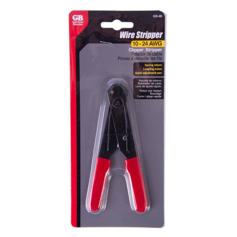 Pelacables Gardner Bender de 10-24 AWG con resorte - GS-40