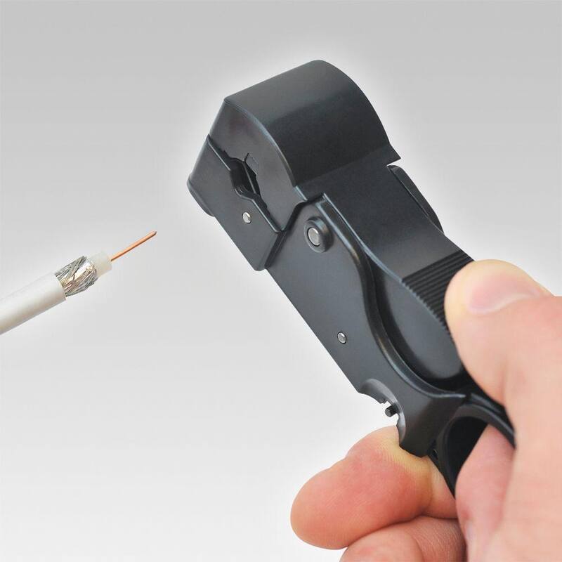 KNIPEX 4-1/4 pulgadas Pelacables de Coaxial - 16 60 05 SB