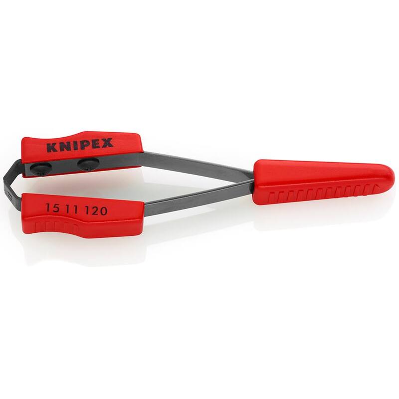 Pinzas pelacables recubiertas KNIPEX de 4-1/2 pulgadas - 15 11 120.