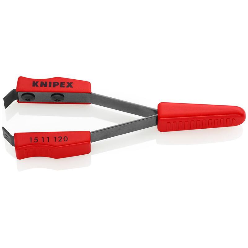 Pinzas pelacables recubiertas KNIPEX de 4-1/2 pulgadas - 15 11 120.