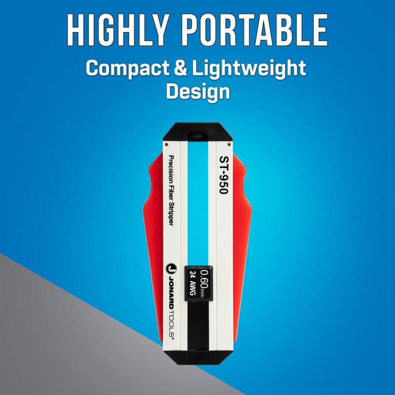 Herramienta Jonard para pelar cables de fibra óptica ajustable de 0.6 a 1.1 mm - ST-950