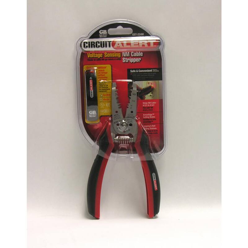 Gardner Bender 10-18 AWG Circuit Alert Volt Sensing Wire Stripper - GST-224M

Gardner Bender 10-18 AWG Pelacables con alerta de circuito y sensor de voltaje - GST-224M