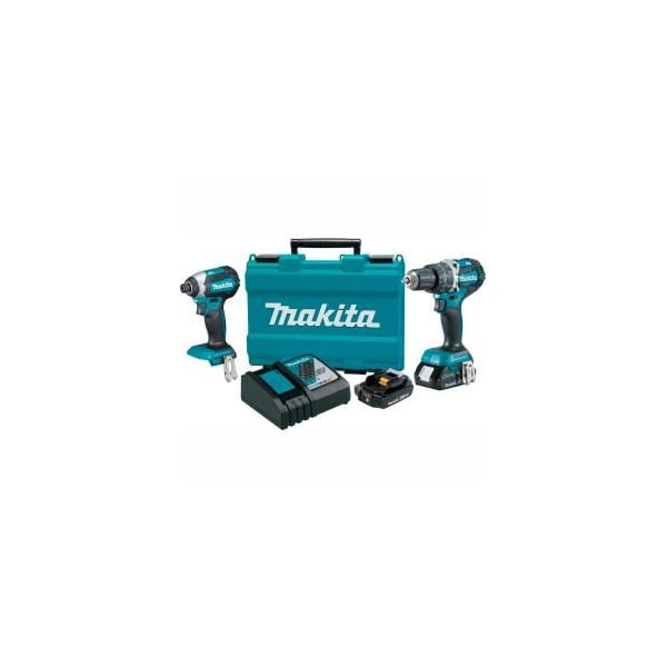 Makita Makita® XT269R, 18V Compact Lithium-Ion Brushless Cordless Combo Kit, 2 Pc. - XT269R