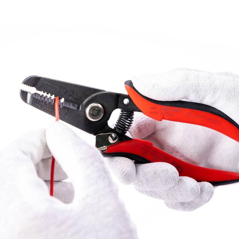 Pinzas Hakko CHP de 6-1/2 pulgadas, pelacables y tijeras - CSP-30-7/P