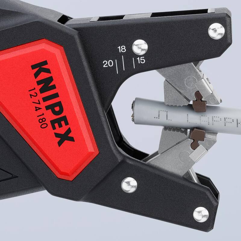 Pinzas pelacables automáticas KNIPEX de 6 pulgadas - 12 74 180 SB