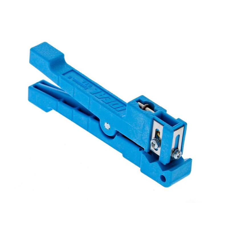 IDEAL 1/8 pulgada a 7/32 pulgadas Cortadora de anillos Coax/Fibra, Azul - 45-163