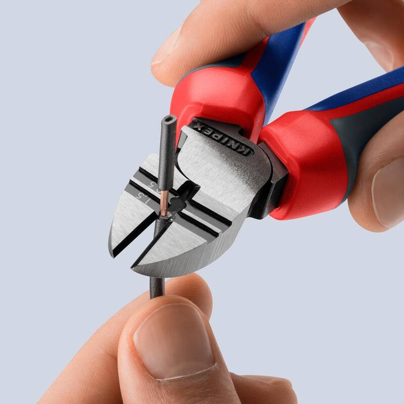 KNIPEX Cortador diagonal y pelacables de 6-1/4 pulgadas - 14 22 160