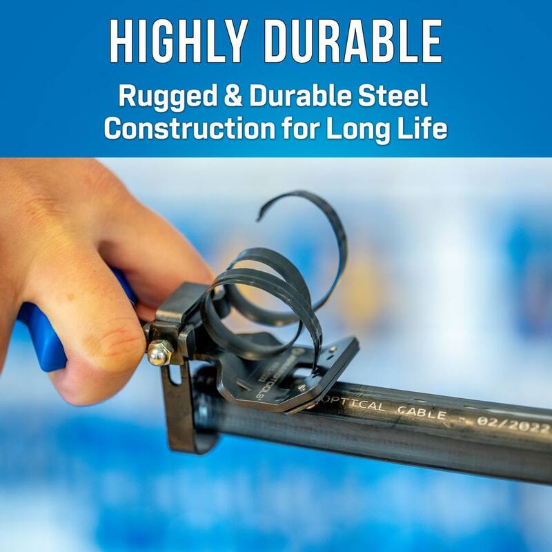 Herramienta de pelado de cables JONARD TOOLS RocketRibbon de 1/2 a 7/8 pulgadas de diámetro para cables - RRS-1222