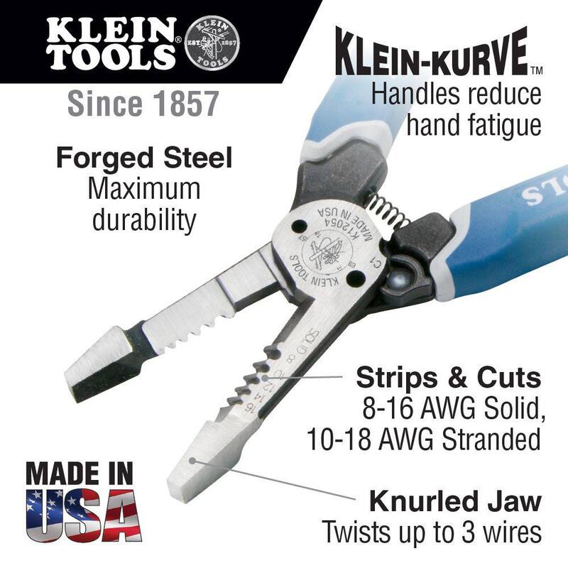 Herramientas Klein Klein-Kurve Pelacables de Servicio Pesado - K12054