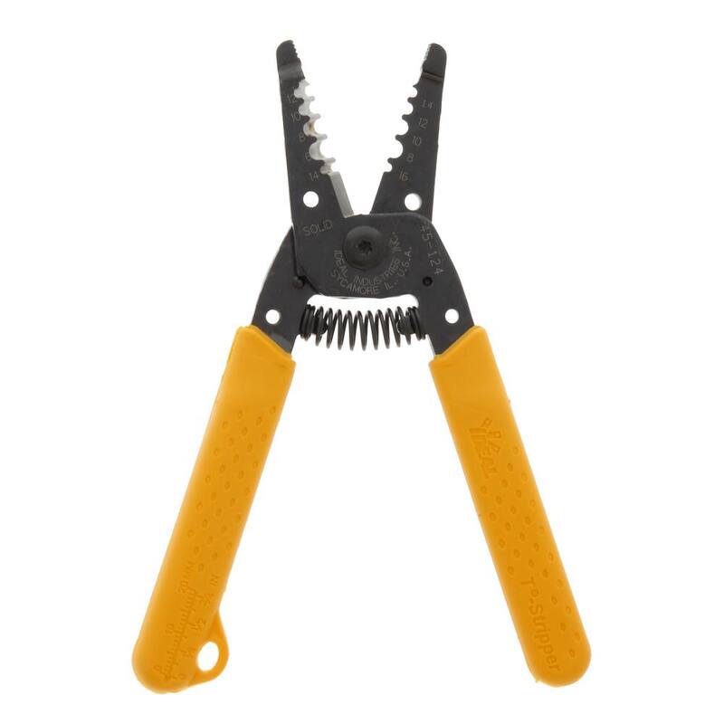 Pelacables/cortador IDEAL T-8 6-14 AWG Sólido, 8-16 AWG Strandeados - 45-124