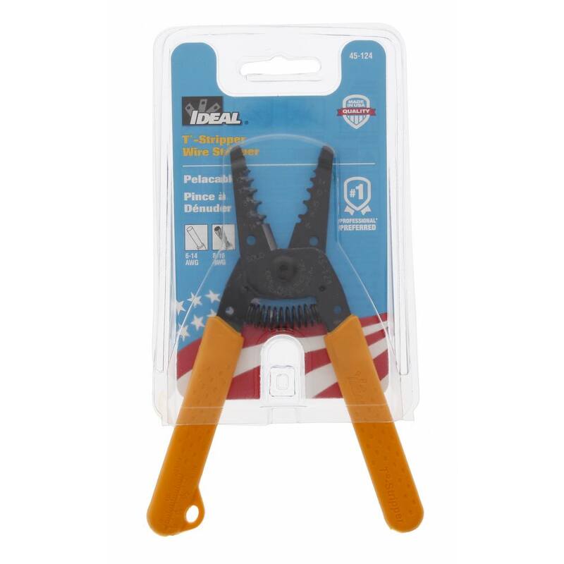Pelacables/cortador IDEAL T-8 6-14 AWG Sólido, 8-16 AWG Strandeados - 45-124