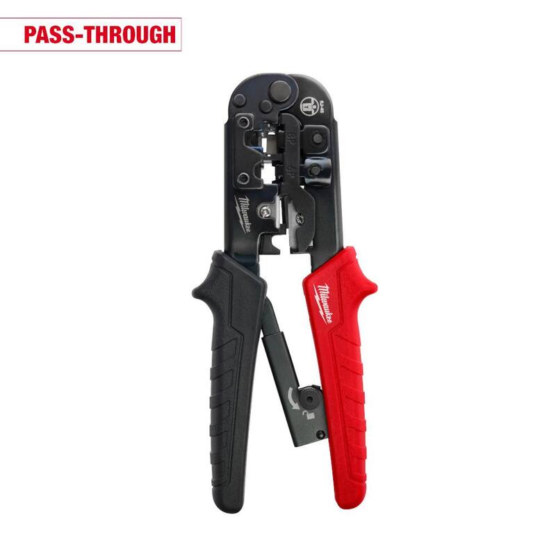 Milwaukee Ajustable crimpadora y pelacables de paso - 48-22-3074
