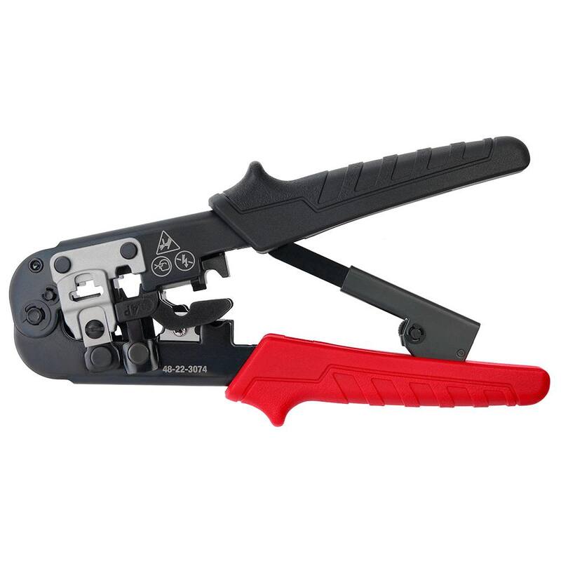 Milwaukee Ajustable crimpadora y pelacables de paso - 48-22-3074