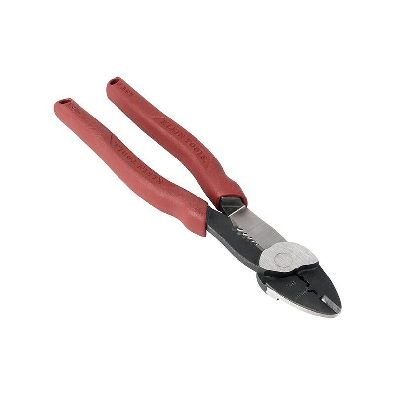 Klein Tools Crimpador, Cortador y Pelador de Alambre de Acero Forjado - 2005NSEN