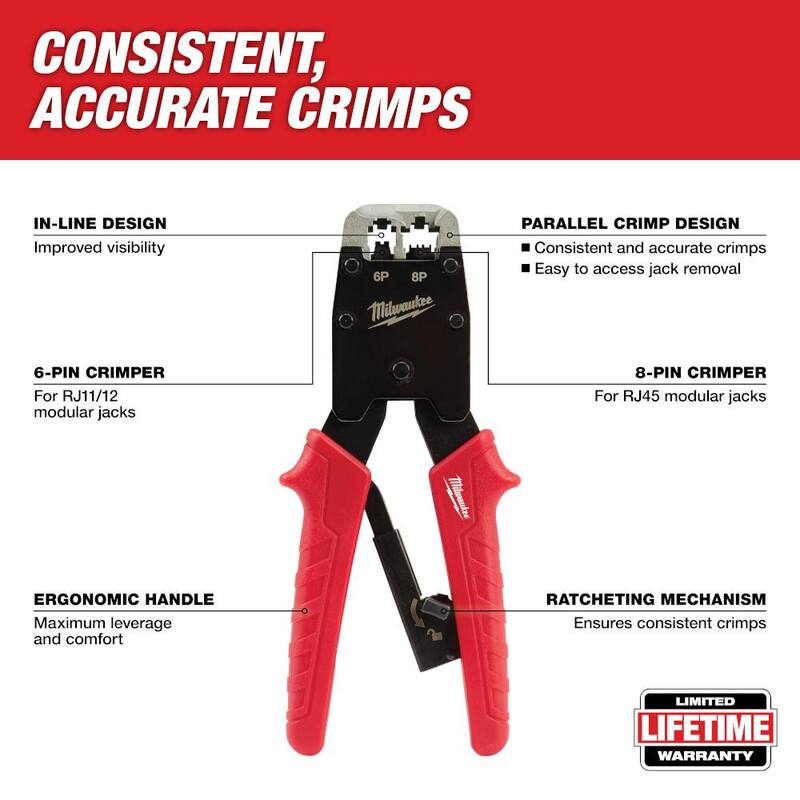 Milwaukee Ratcheting Modular Crimper - 48-22-3075

Crimpadora modular con trinquete Milwaukee - 48-22-3075
