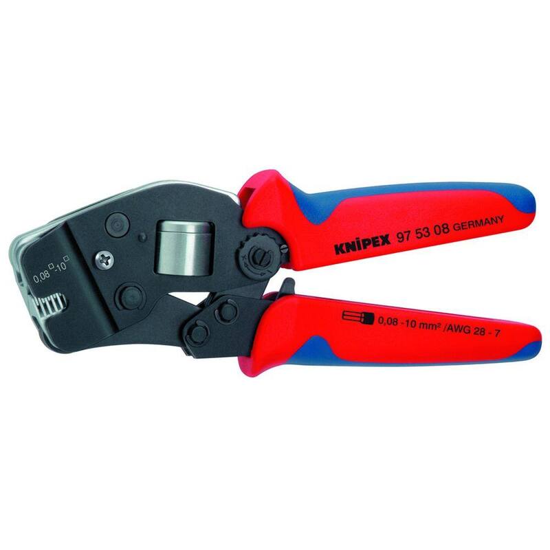 KNIPEX 7-1/2 pulgadas. Pinzas de crimpar con ajuste automático - 97 53 08