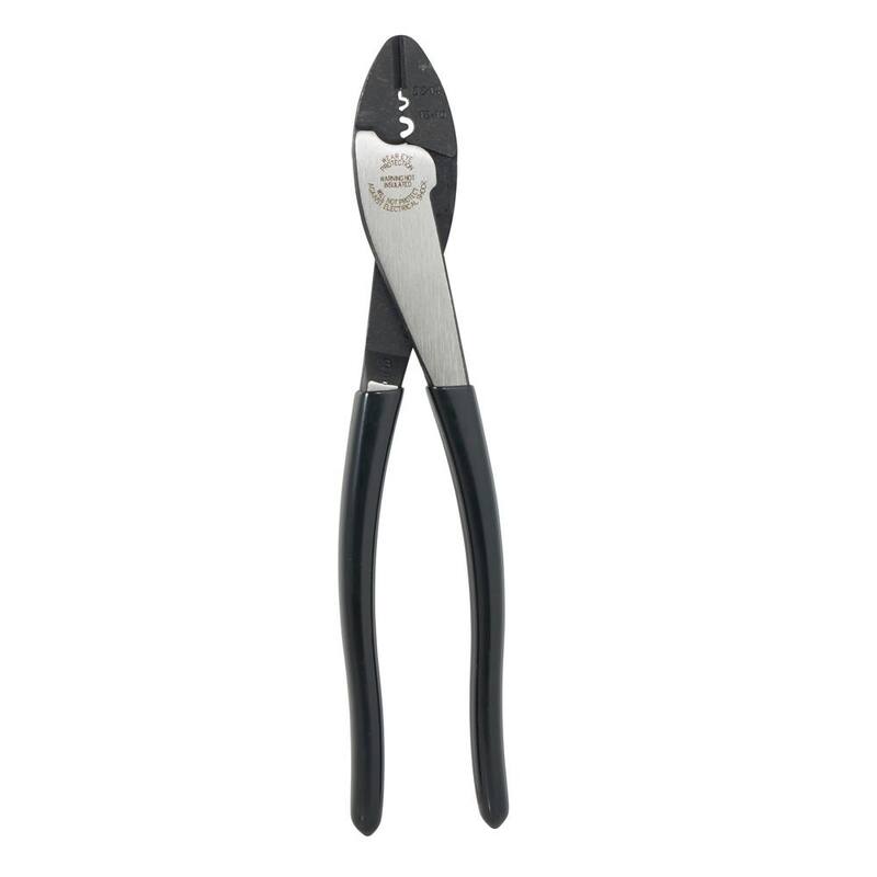 Herramienta de crimpado y corte para terminales sin aislar de Klein Tools - 1006