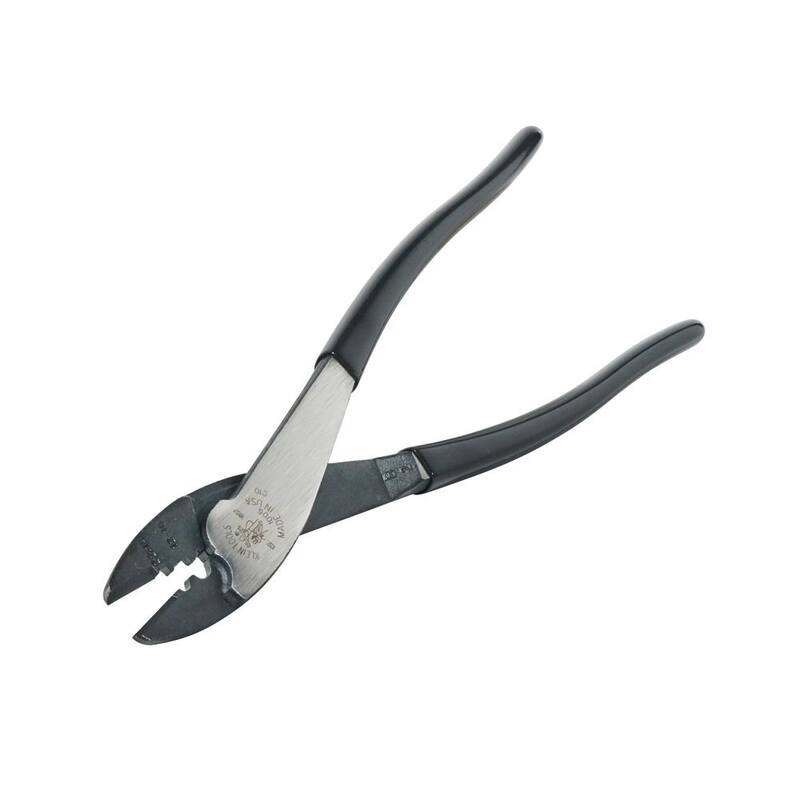 Herramienta de crimpado y corte para terminales sin aislar de Klein Tools - 1006