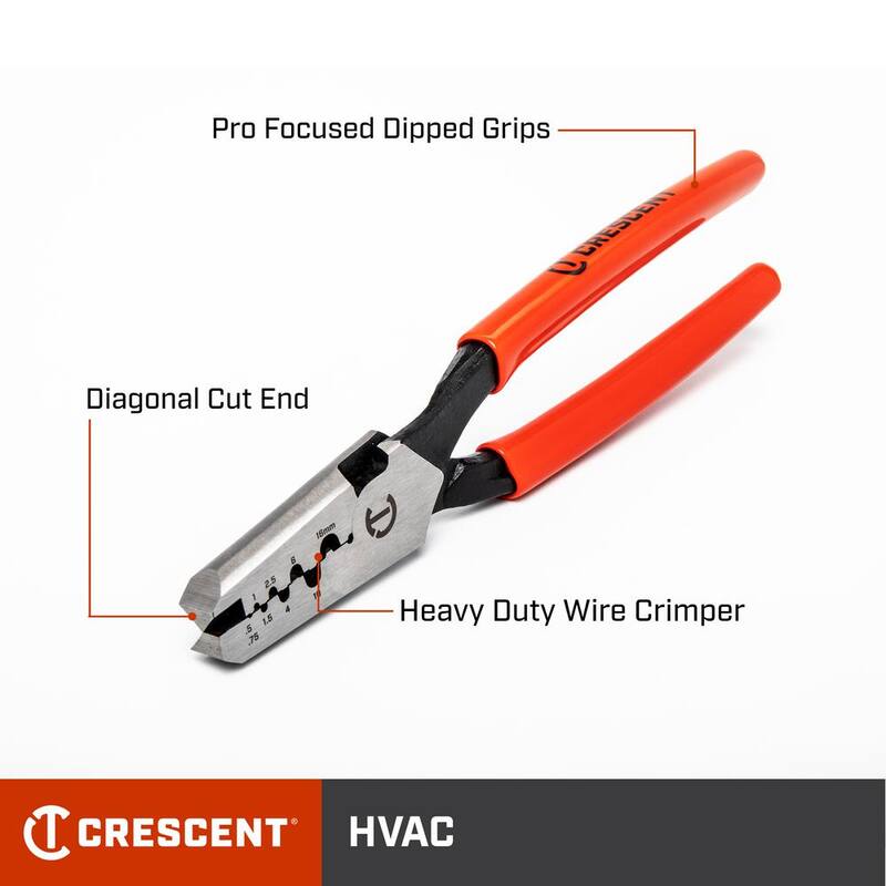 Cortadores de cables Crescent de 8 pulgadas con mangos recubiertos - CTWIREC