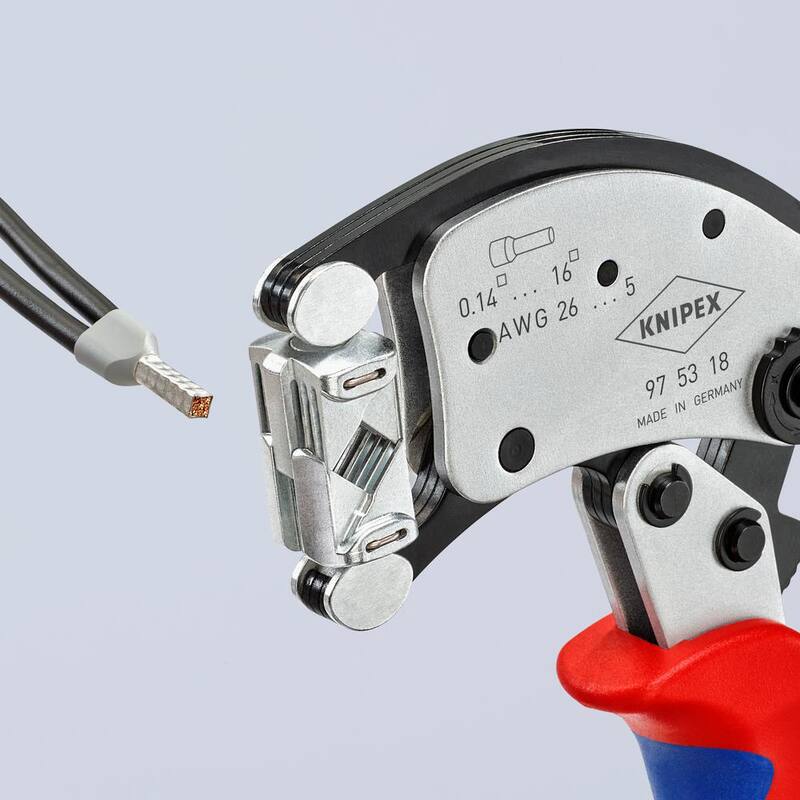 KNIPEX 8 pulgadas. Aparato para crimpar Twistor16 - 97 53 18