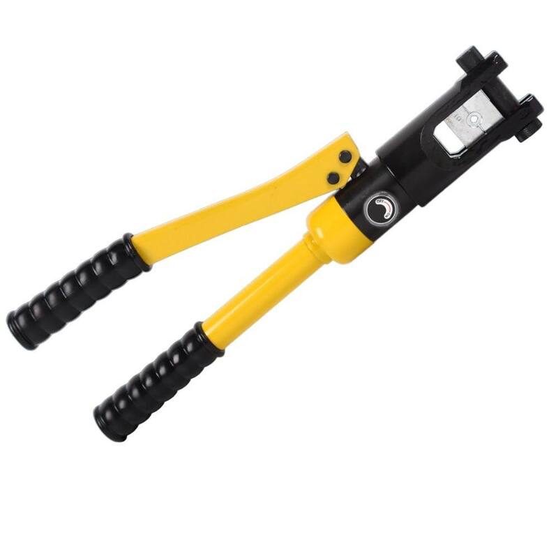 Herramienta hidráulica de engarce de cables Etokfoks 14T con 8 AWG-4/0 AWG y 8 pares de dados - MLSA04-2LT315