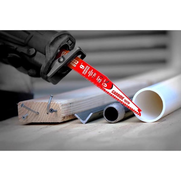 Diablo Demo Demon 12 in. Carbide Tipped Reciprocating Saw Blade 6/9 TPI 3 pk - DS1209CGP3